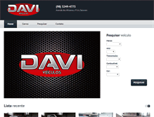 Tablet Screenshot of daviveiculos.com.br